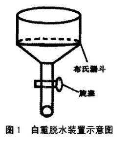 圖1自重脫水裝置示意圖